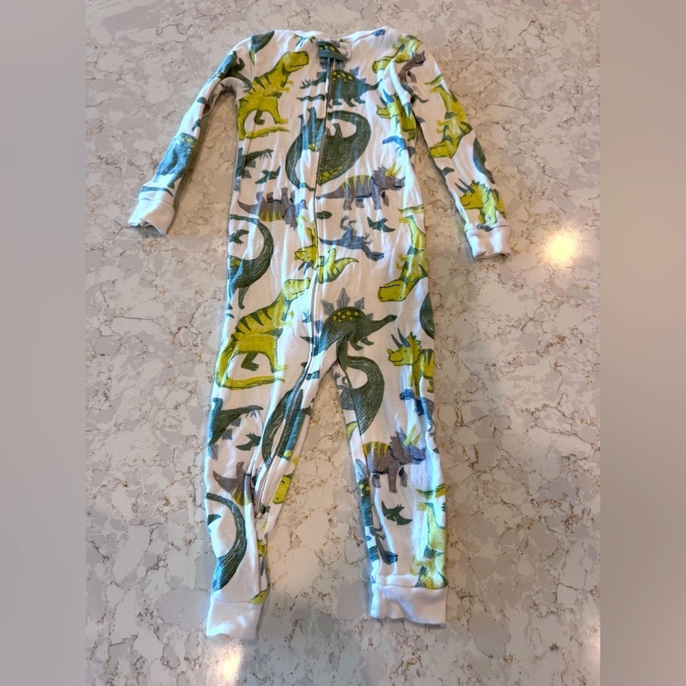 Simple Joys by Carters - Dinosaur Print Kids Pajama Onesie 2T